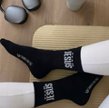 MEIA SPORT CANO LONGO - TEAM JESUS PRETA