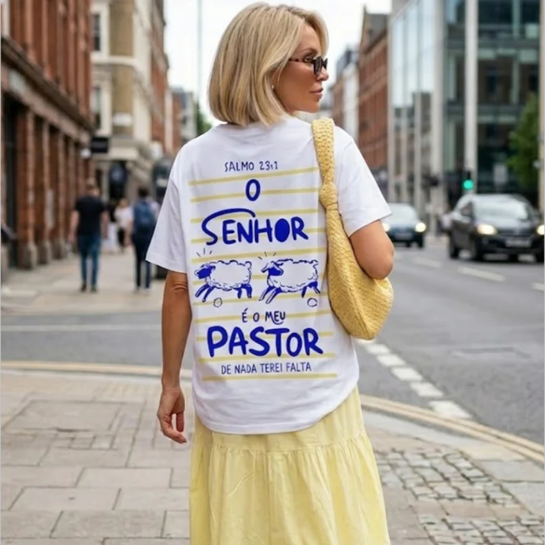Camiseta Cristã - O SENHOR É O MEU PASTOR