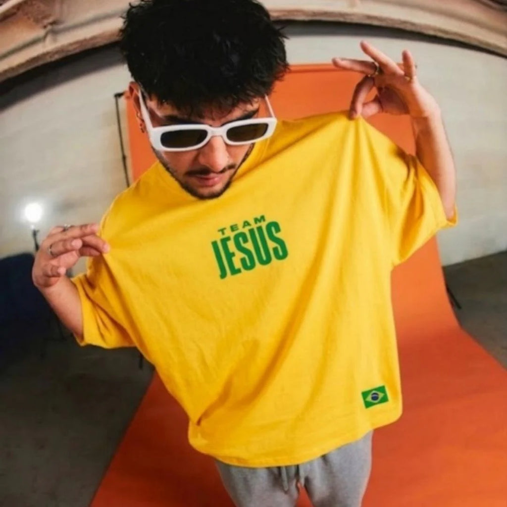 Camiseta Cristã - TEAM JESUS COPA
